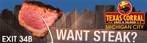 Billboard Design by Visualland for Texas Corral | Design: #1766647