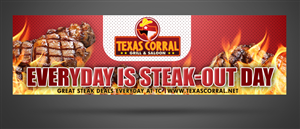 Billboard Design by James Sylvester for Texas Corral | Design: #1712148