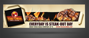 Billboard Design by James Sylvester for Texas Corral | Design #1713297