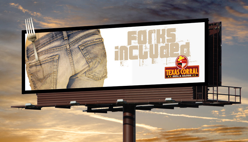 Billboard Design by kresh for Texas Corral | Design #1723368