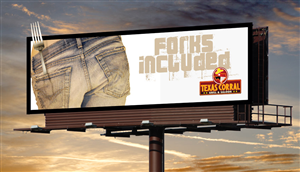 Billboard Design by kresh for Texas Corral | Design: #1723368