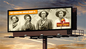Billboard Design by kresh for Texas Corral | Design: #1750704