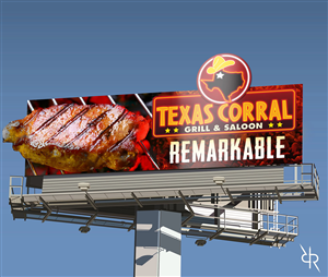 Billboard Design by Robert R. for Texas Corral | Design: #1750286