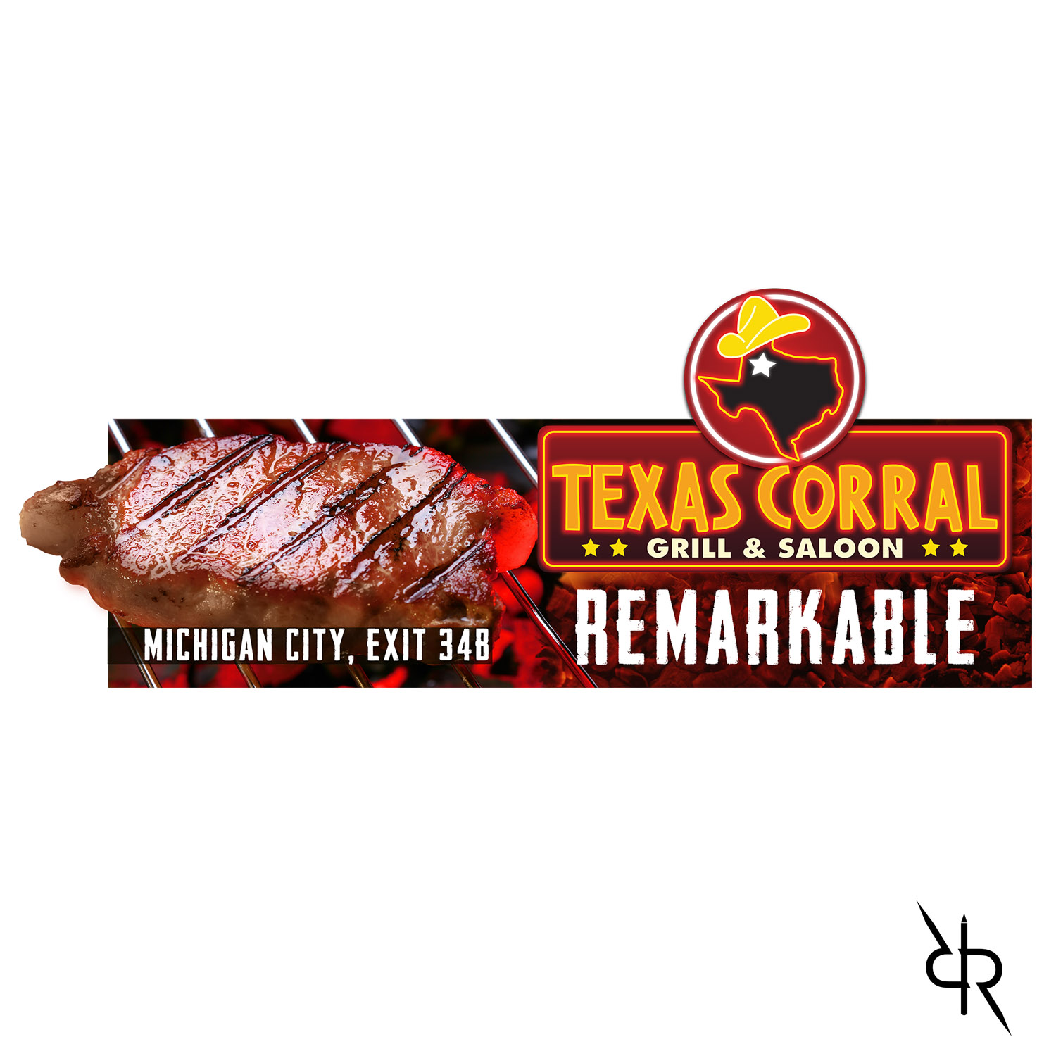 Billboard Design by Robert R. for Texas Corral | Design #1768429