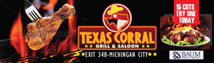 Billboard Design by Yas media for Texas Corral | Design: #1709430
