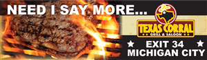 Billboard Design by Soula Vetter for Texas Corral | Design: #1750534