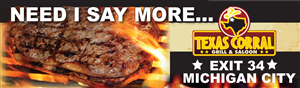 Billboard Design by Soula Vetter for Texas Corral | Design: #1751096