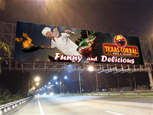 Billboard Design by Maestroto for Texas Corral | Design: #1729767