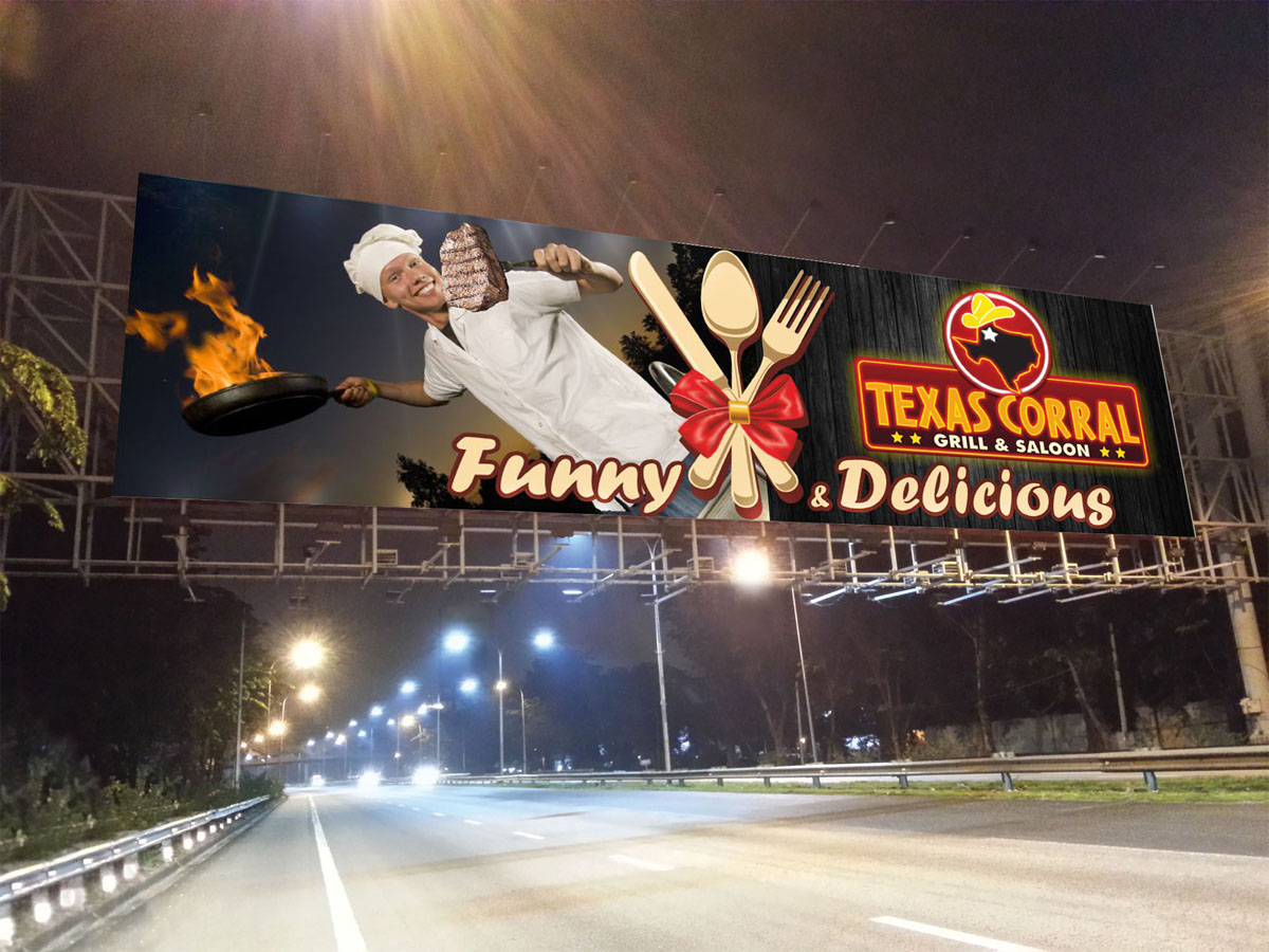 Billboard Design by Maestroto for Texas Corral | Design #1729768
