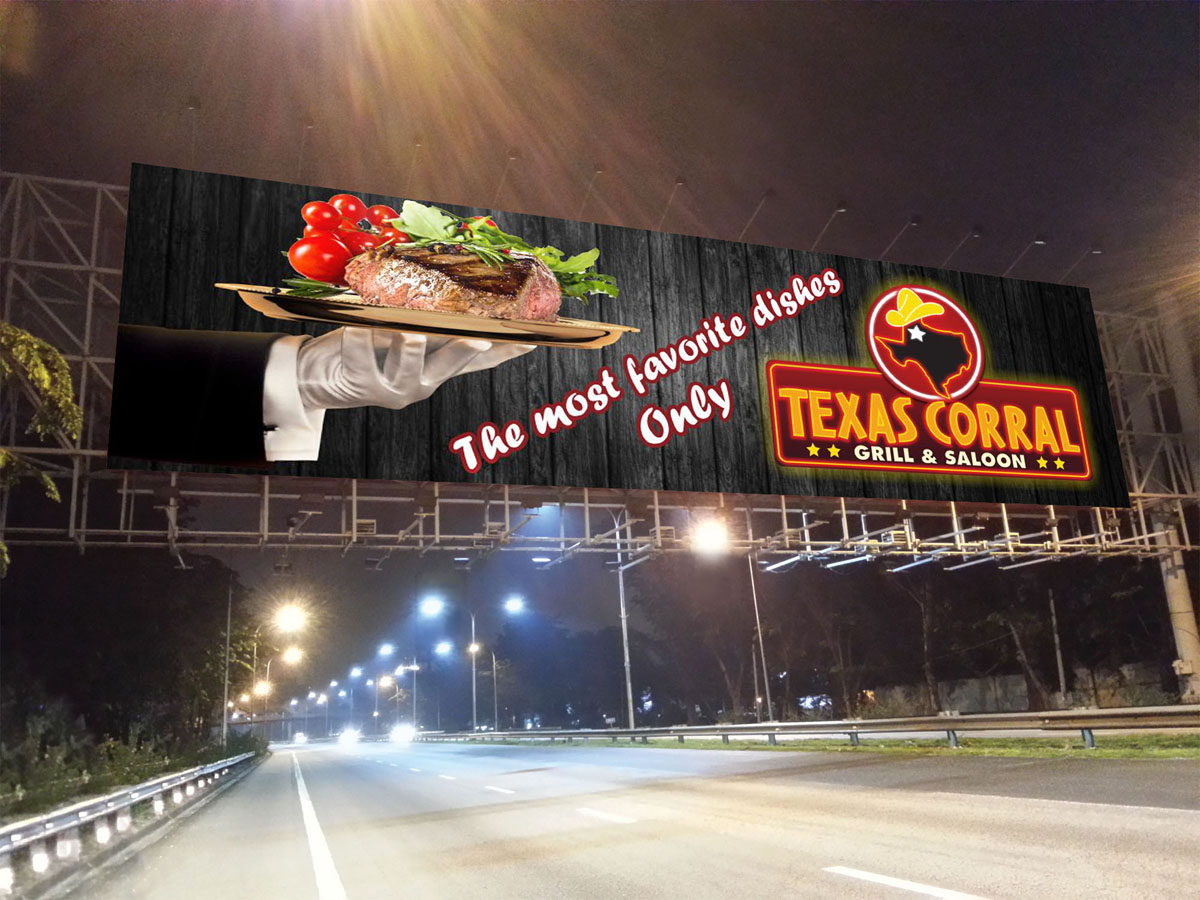 Billboard Design by Maestroto for Texas Corral | Design #1729809