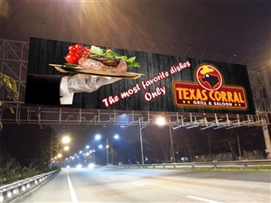 Billboard Design by Maestroto for Texas Corral | Design: #1729809