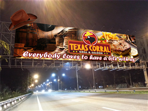 Billboard Design by Maestroto for Texas Corral | Design: #1731282