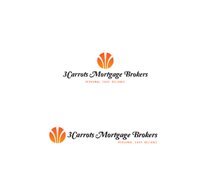Logo Design by Engenevo for 3Carrots Mortgage Brokers | Design: #6549954