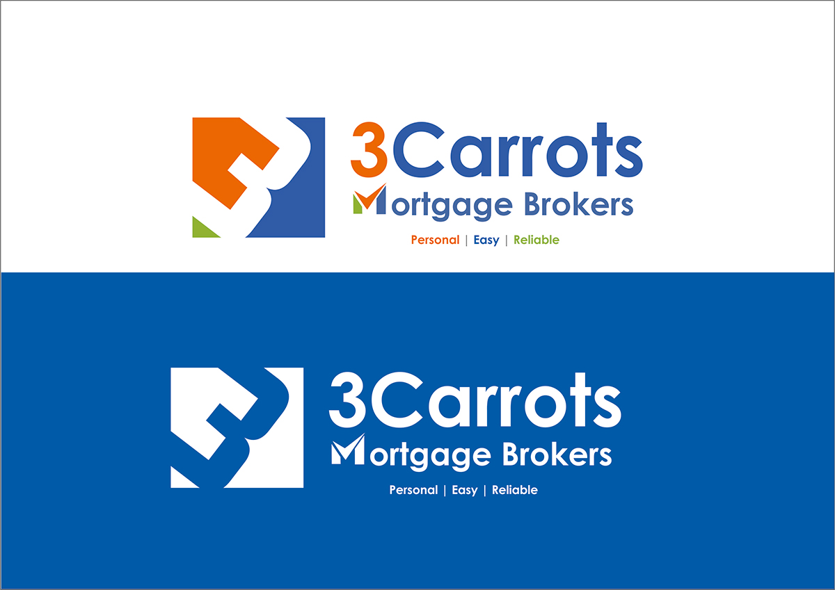 Logo Design by Abaan for 3Carrots Mortgage Brokers | Design: #6592595