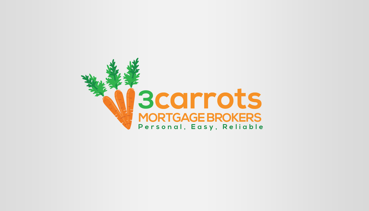 Logo Design by Creative Ants for 3Carrots Mortgage Brokers | Design #6550208