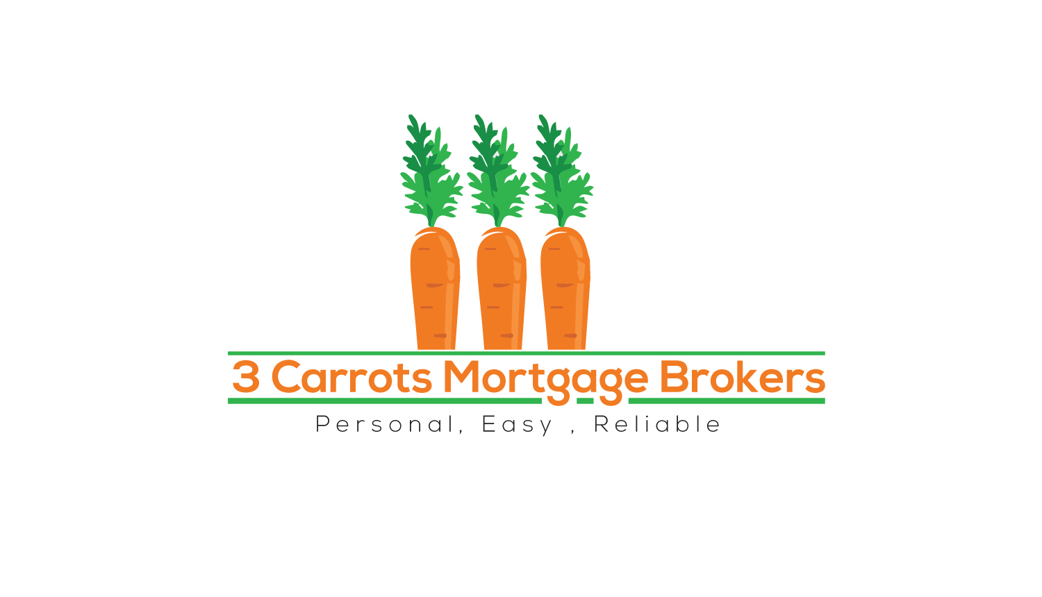 Logo Design by Creative Ants for 3Carrots Mortgage Brokers | Design #6551238