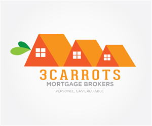 Logo Design by dannyxwest1 for 3Carrots Mortgage Brokers | Design: #6562130