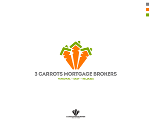 Logo Design by MrBranding for 3Carrots Mortgage Brokers | Design: #6552092