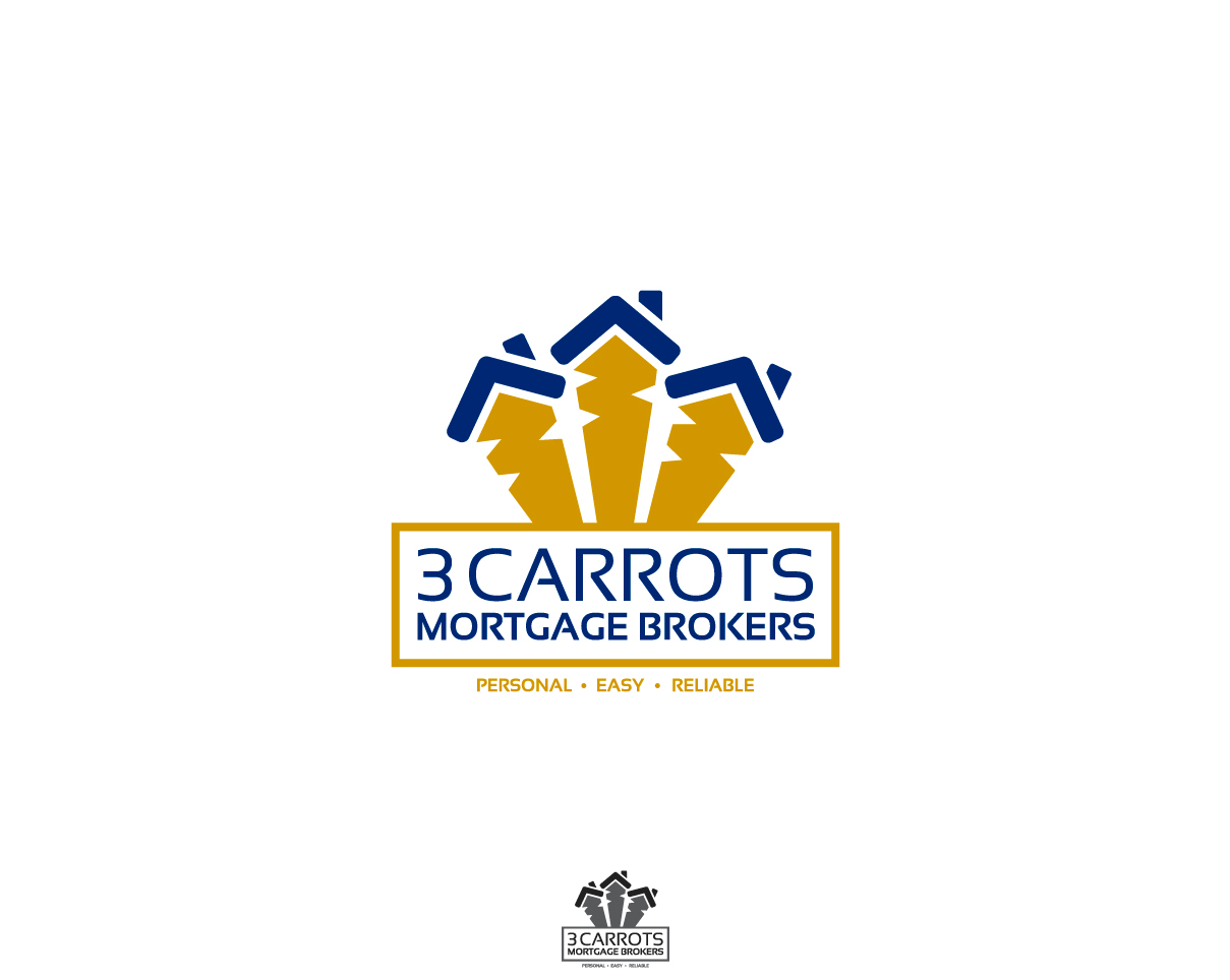 Logo Design by MrBranding for 3Carrots Mortgage Brokers | Design #6589502