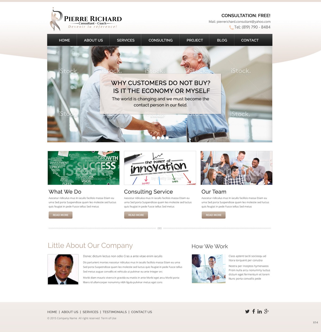 Wordpress Design by pb for 9283-4738 QUÉBEC INC. | Design #6543529