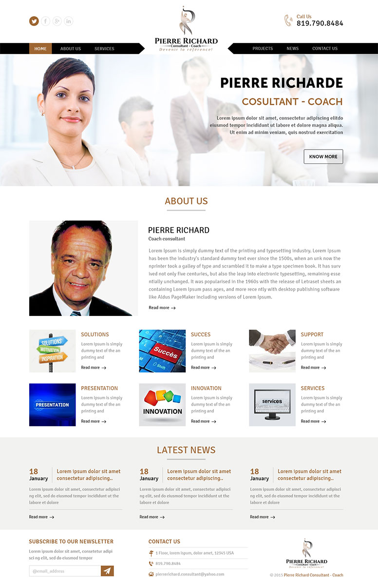 WordPress-Design von Creative Usha für 9283-4738 QUÉBEC INC. | Design #6577510