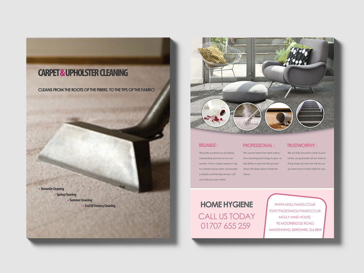 Flyer Design by Selda for Home Hygiene | Design #6551023