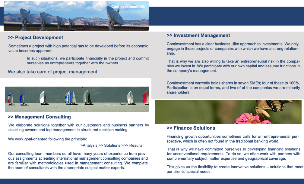 Brochure Design by aarsita for Cominvestment AG | Design #1719642