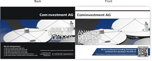 Design de Brochure par Sakura Miyuki pour Cominvestment AG | Design : #1775824