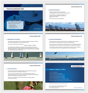 Brochure Design by DesignsTRIBE for Cominvestment AG | Design: #1711678