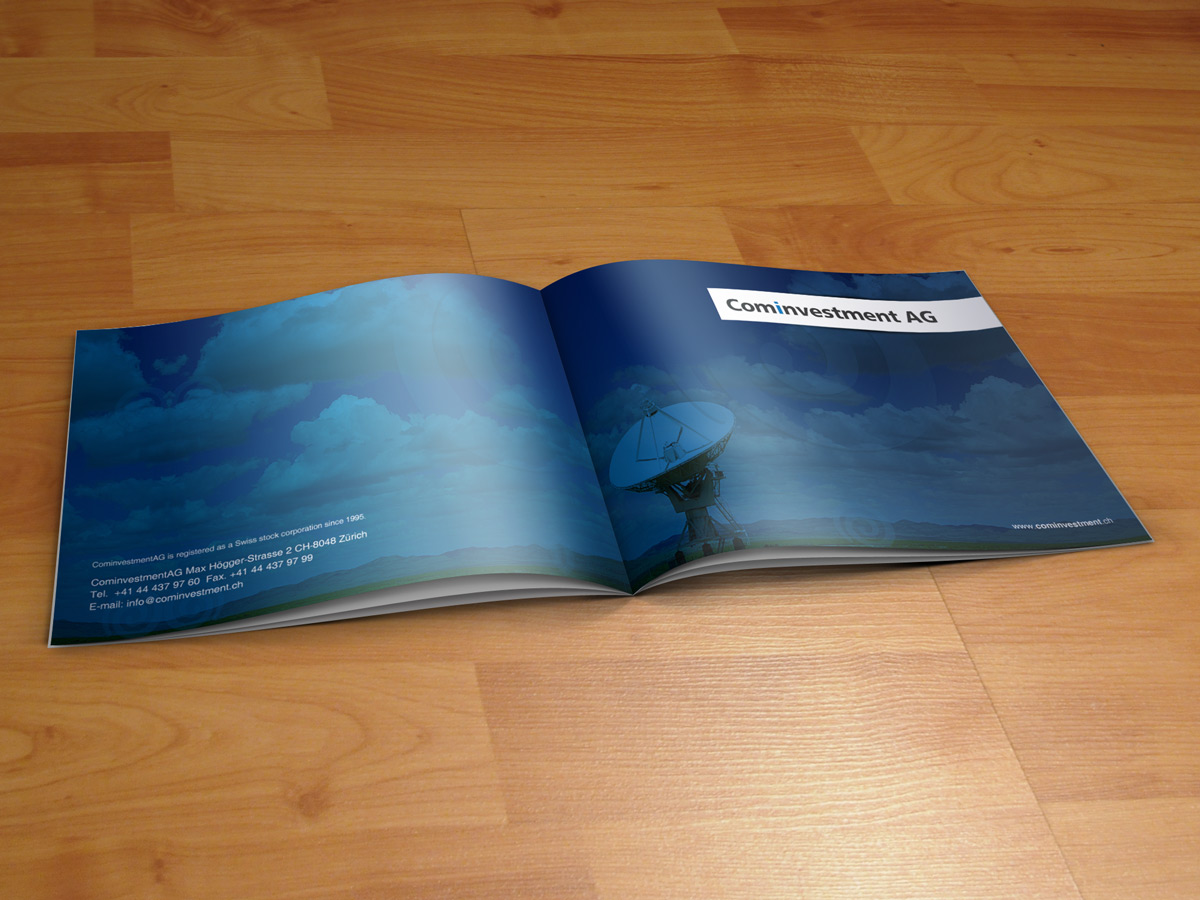 Brochure Design by DesignsTRIBE for Cominvestment AG | Design #1712419