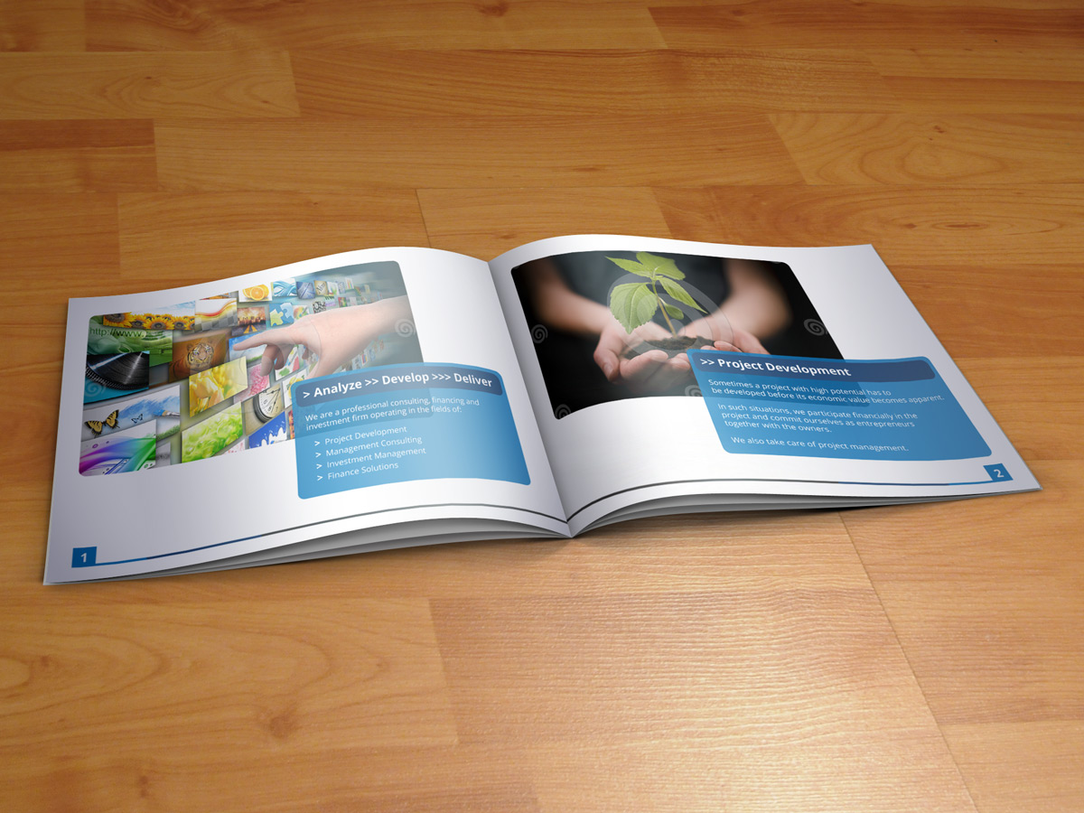 Brochure Design by DesignsTRIBE for Cominvestment AG | Design #1714549
