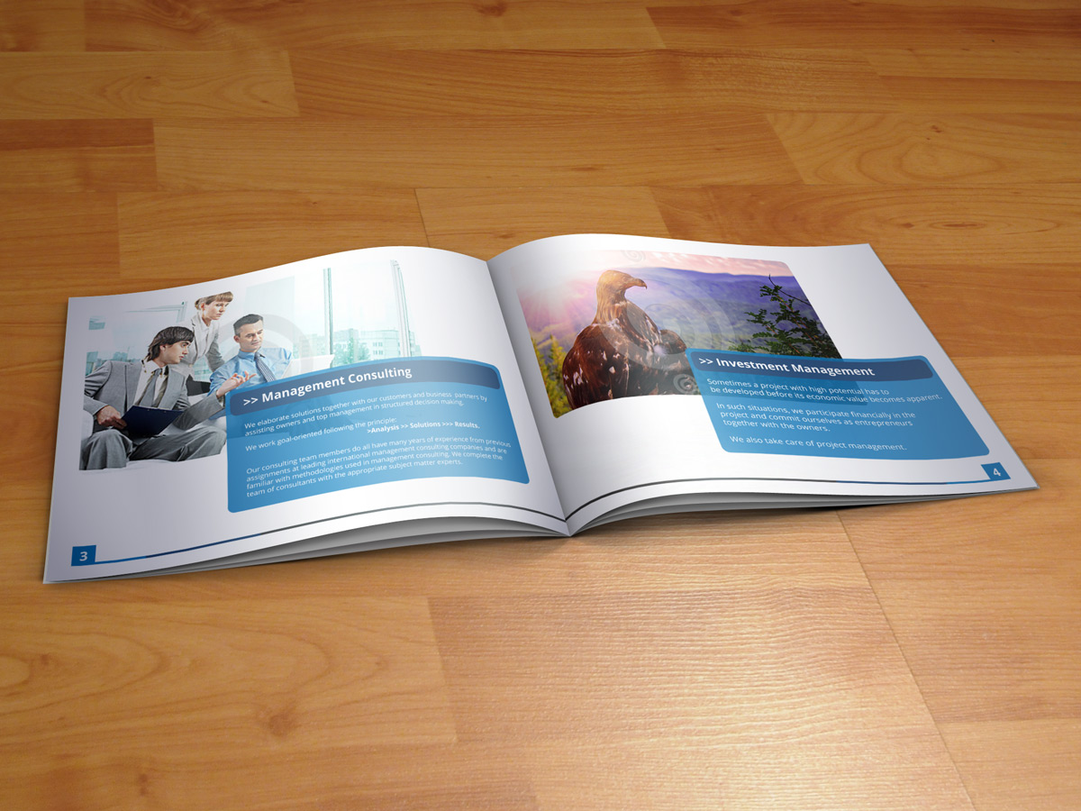Brochure Design by DesignsTRIBE for Cominvestment AG | Design #1714560