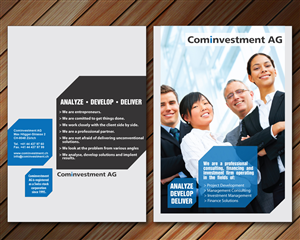 Design de Brochure par Sbss pour Cominvestment AG | Design : #1719316