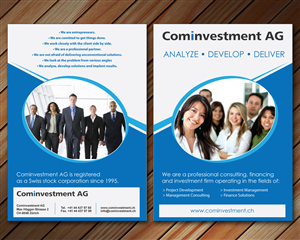 Brochure Design by Sbss for Cominvestment AG | Design: #1719322