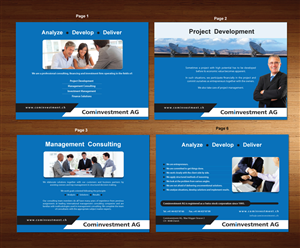 Design de Brochure par Sbss pour Cominvestment AG | Design : #1719334