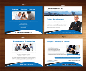 Design de Brochure par Sbss pour Cominvestment AG | Design : #1719337