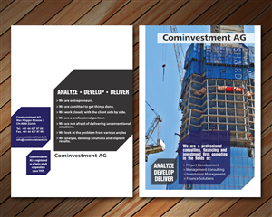 Brochure Design by Sbss for Cominvestment AG | Design: #1727943