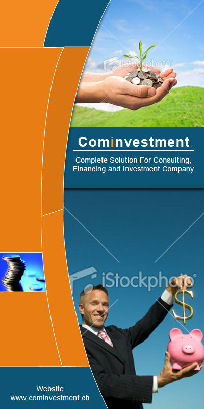 Brochure Design by Sandy Raman for Cominvestment AG | Design #1726674