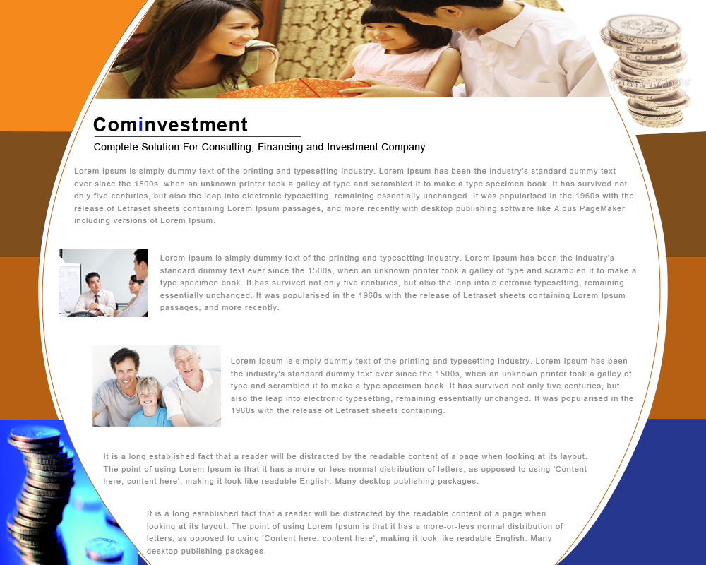 Brochure Design by Sandy Raman for Cominvestment AG | Design #1727228
