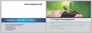 Brochure Design by barinix for Cominvestment AG | Design: #1720082