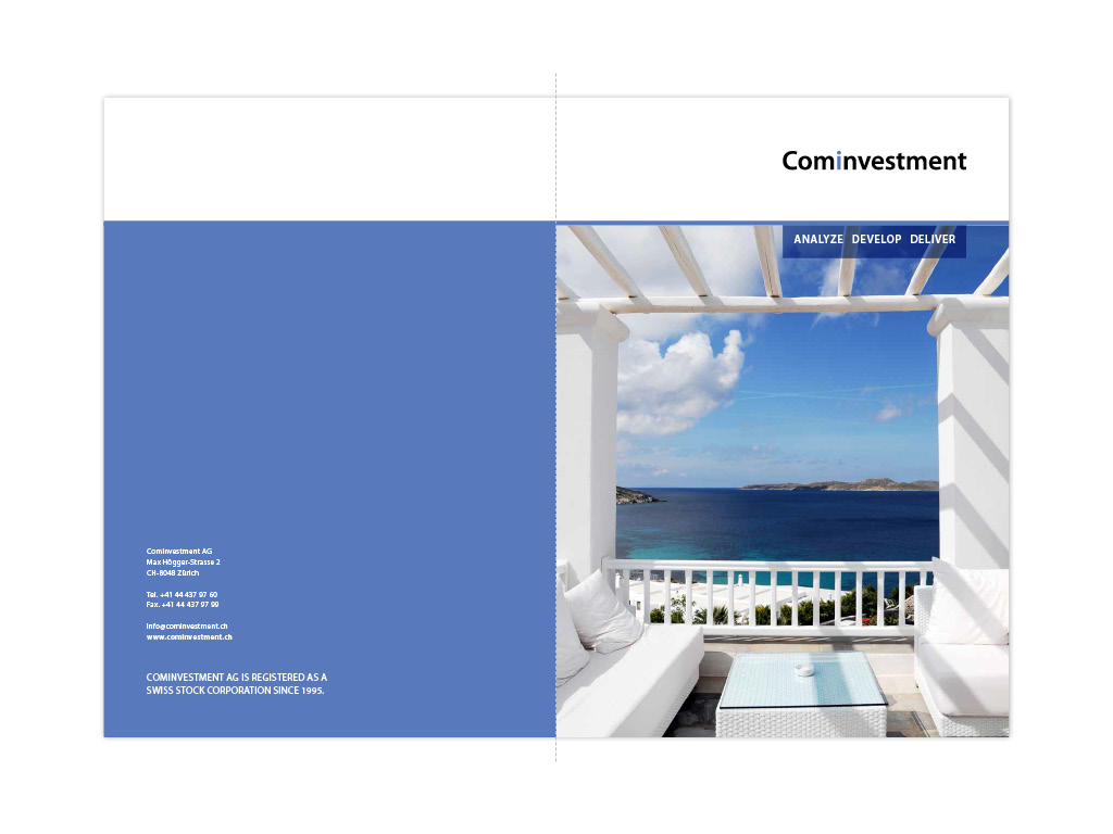 Brochure Design by Mari for Cominvestment AG | Design #1720757