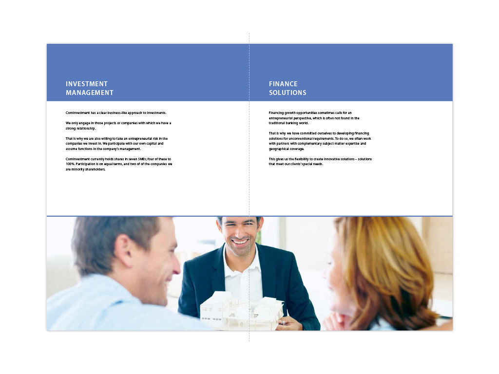 Brochure Design by Mari for Cominvestment AG | Design #1720762