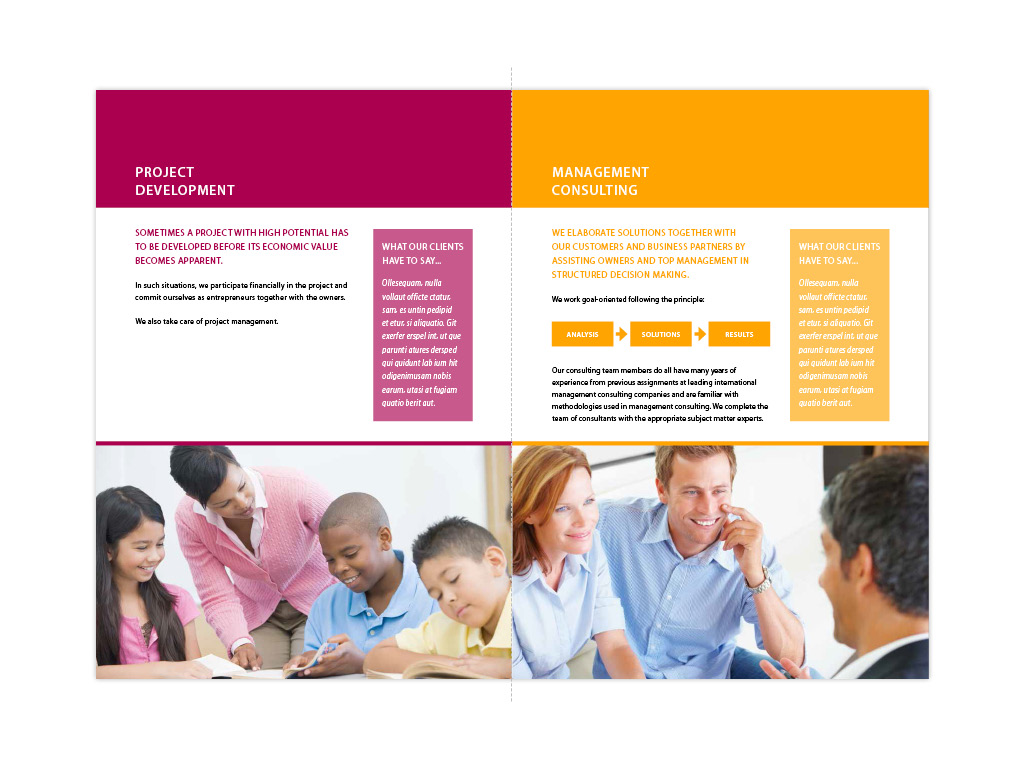 Brochure Design by Mari for Cominvestment AG | Design #1723048