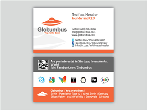 Diseño de Tarjeta de Presentación por Darina Stoianova para Globumbus | Diseño: #367584