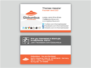 Globumbus - You are the Boss! | Business Card Design by Darina Stoianova