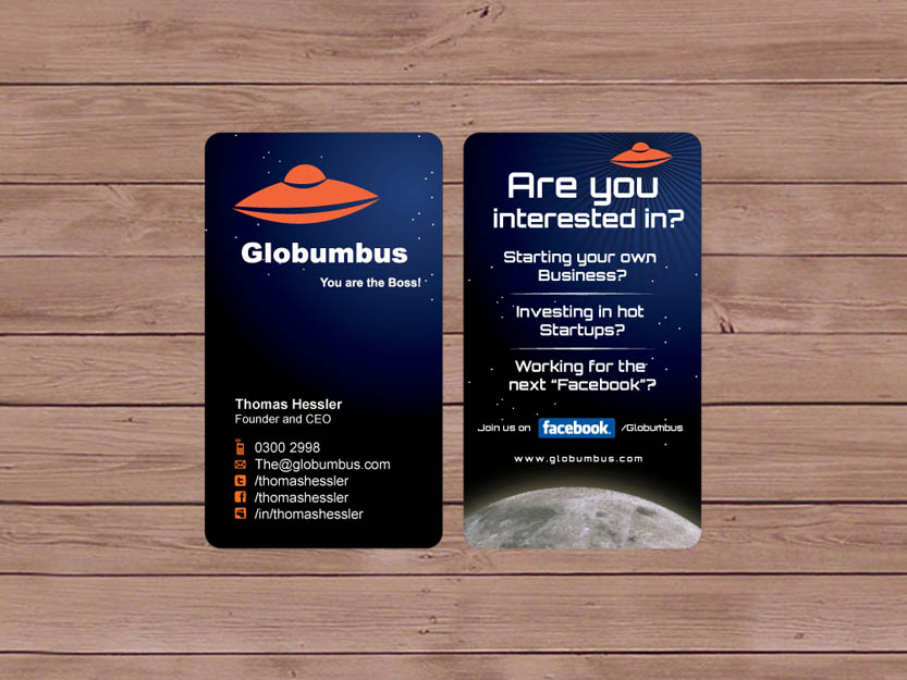 Visitenkarten-Design von Priyo Subarkah für Globumbus | Design #367122