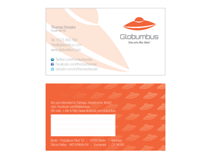 Business Card Design by bluejet for Globumbus | Design #367133