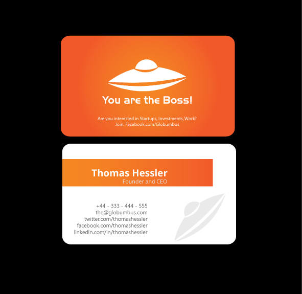 Visitenkarten-Design von susi007 für Globumbus | Design #369110