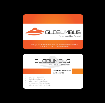 Diseño de Tarjeta de Presentación por susi007 para Globumbus | Diseño #369729