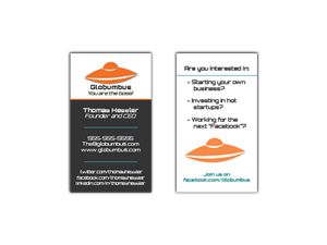 Visitenkarten-Design von blueskydesign für Globumbus | Design: #373624